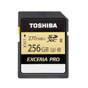 برسی کارت حافظه (toshiba sd card (256GB