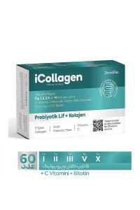 برسی قرص کلاژن و پروبیوتیک icollagen بسته ۶۰ عددی