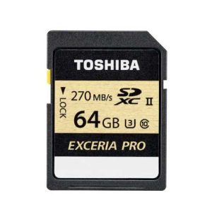 برسی کارت حافظه (toshiba sd card (64GB