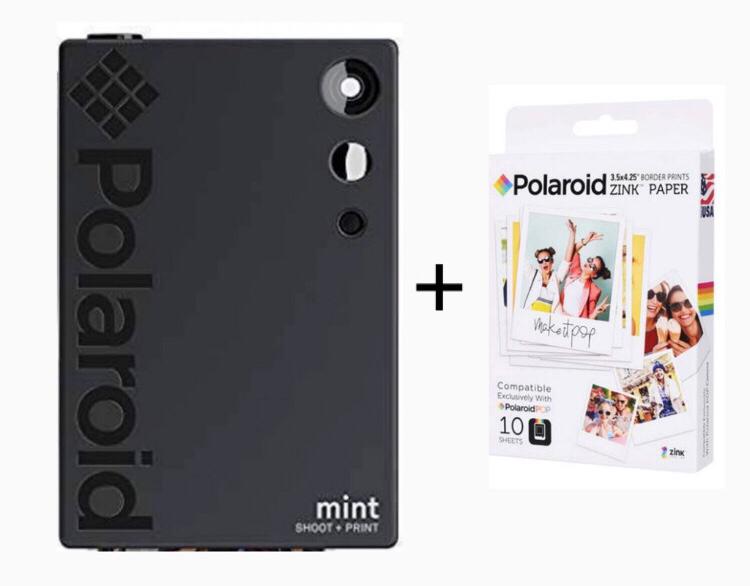 برسی دوربین چاپ سریع پولارید Polaroid mint به همراه کاغذ 10 تایی پولارید