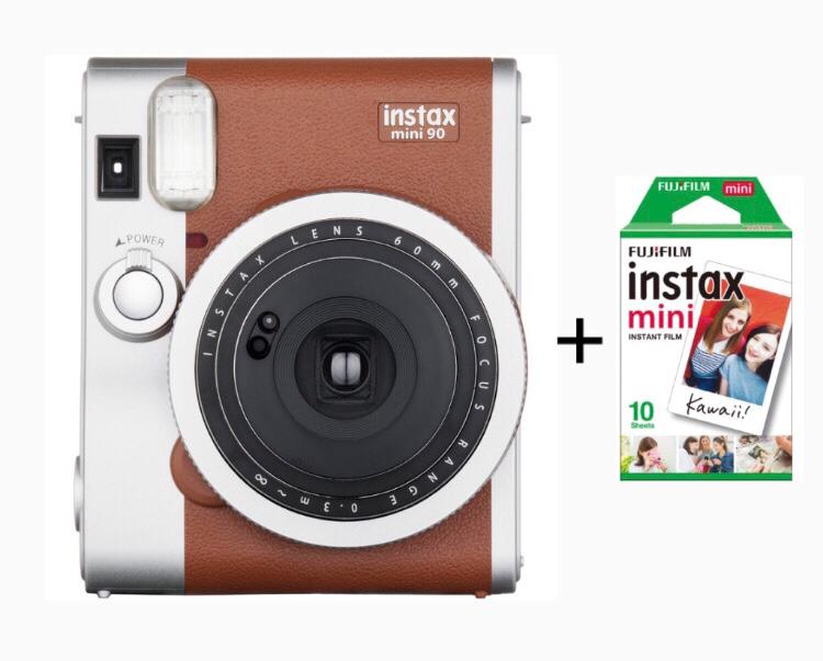 برسی دوربین چاپ سریع Instax mini 90 Neo Classic همراه با کاغذ 10 تایی مینی