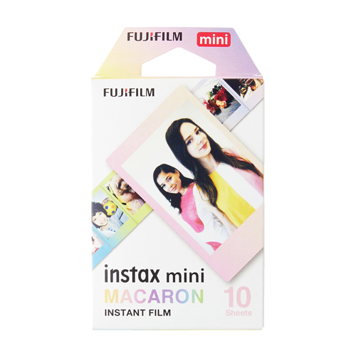 برسی کاغذ دوربین instax mini طرح Macaron