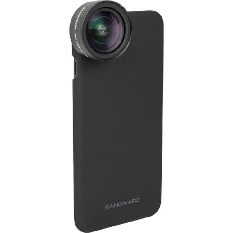 برسی لنز موبایل سندمارک Sandmarc Wide-Angle Lens with clip & Case For Iphone 7Plus/8plus