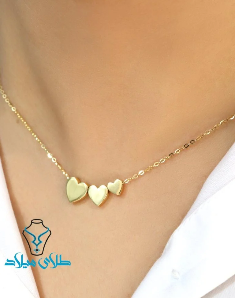 گردنبند مهره ای طلا زنانه