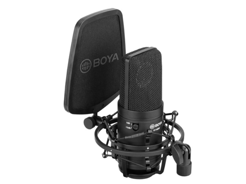 برسی میکروفن استودیویی بویا Boya BY-M800 Microphone