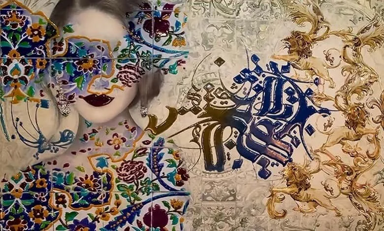 اکریلیک | روغن آموزش بافت دهی در نقاشی میکس مدیا