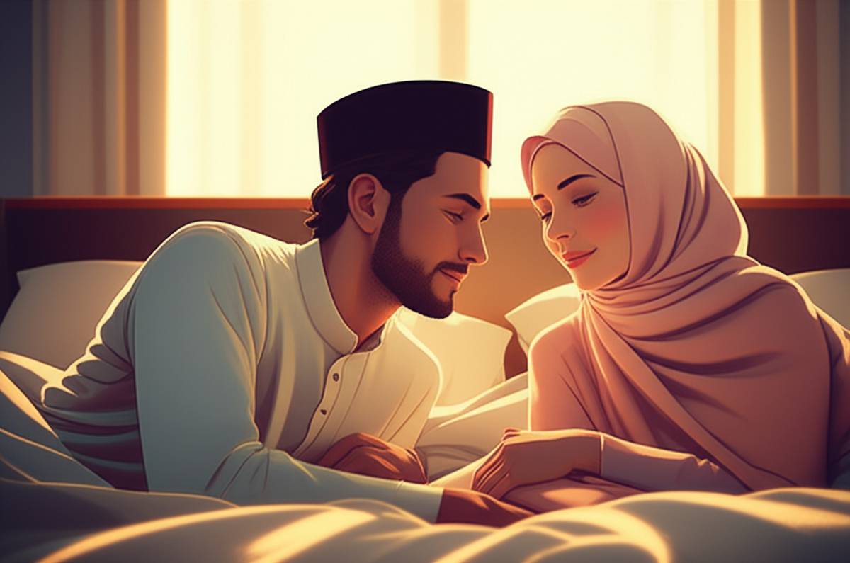 چگونه زن و شوهر در اسلام بخوابند؟ | احکام دخول و زناشویی
