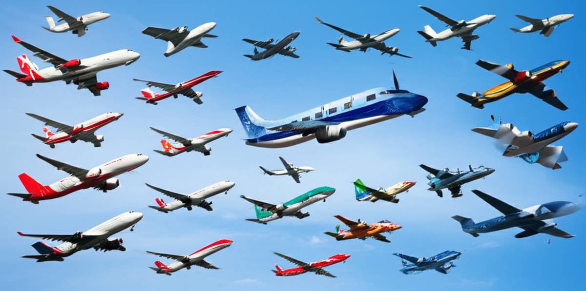 انواع هواپیما - معرفی جامع ۱۵ مدل اصلی و کاربردها