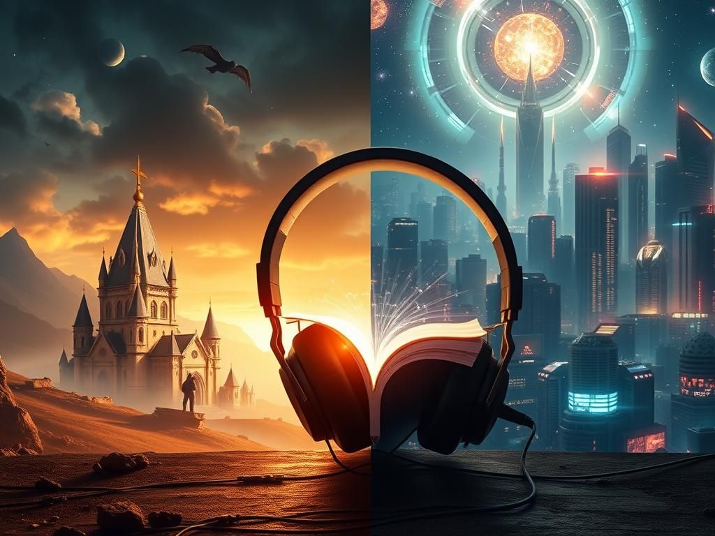 کتاب های صوتی زبان اصلی فانتزی و علمی-تخیلی معروف