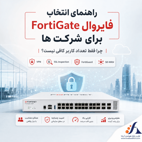 راهنمای انتخاب فایروال FortiGate برای شرکت‌ها؛ چرا فقط تعداد کاربر کافی نیست؟