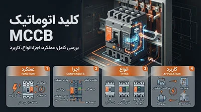 کلید اتوماتیک چیست؟ بررسی کامل عملکرد، انواع، اجزا و کاربرد MCCB